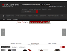 Tablet Screenshot of menspeacoathouse.com